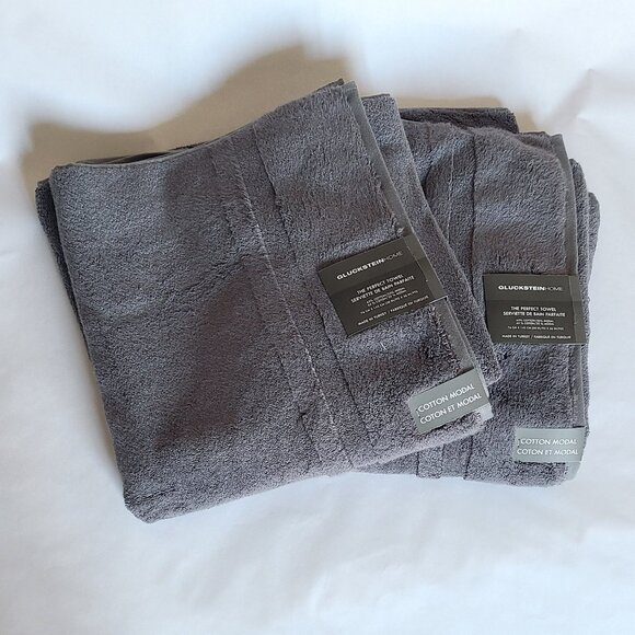TWO Cotton Towels by Gluckstein Home - Picture 1 of 1